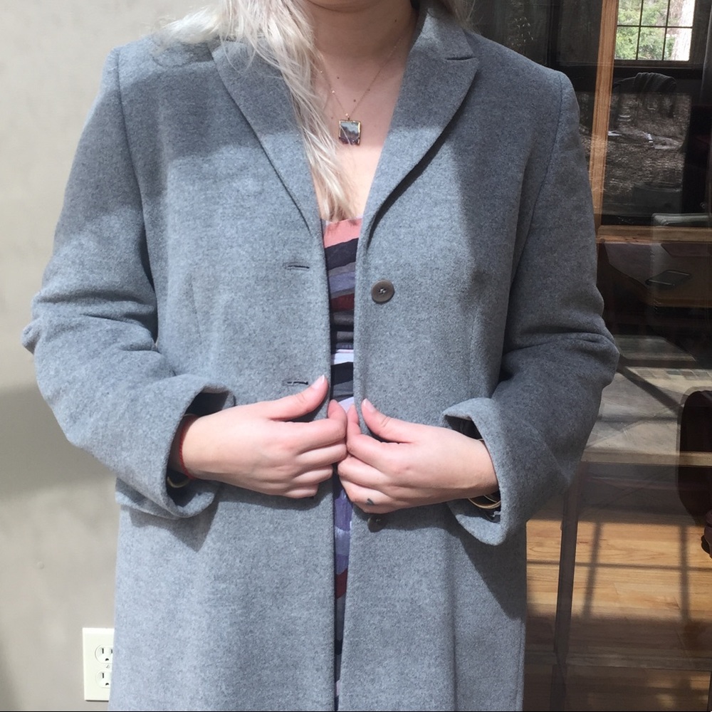 Grey Wool Coat